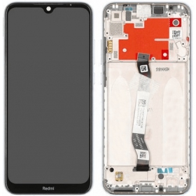 Xiaomi Redmi Note 8T näyttö (valkoinen) (kehyksellä) (service pack) (alkuperäinen)