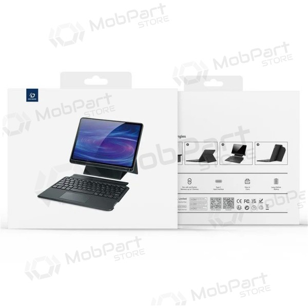 Apple iPad Pro 11 2024, 2025 kotelo näppäimistöllä - Dux Ducis DK (musta)