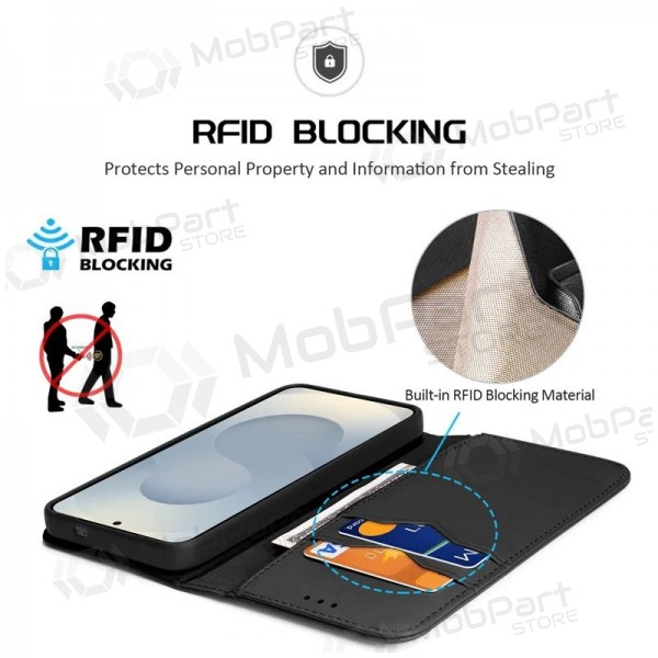 Samsung Galaxy S25 Edge kotelo - Dux Ducis Hivo (musta)