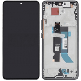 Xiaomi Poco X7 näyttö (musta) (kehyksellä) (alkuperäinen)