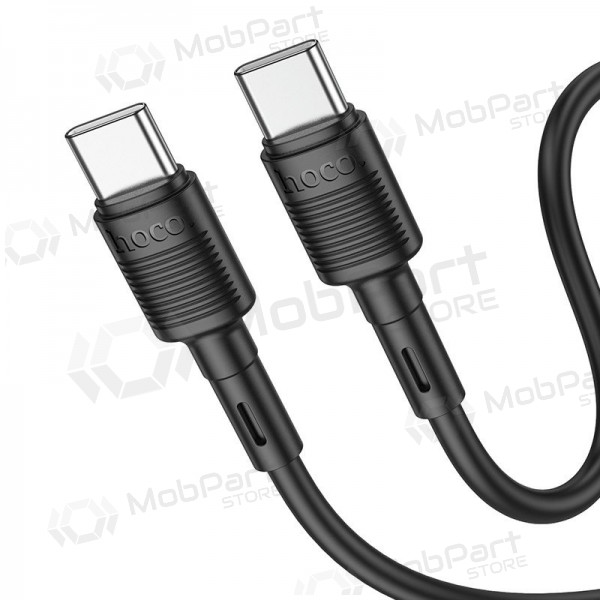 USB kaapeli Hoco X83 60W Type-C to Type-C 1.0m musta