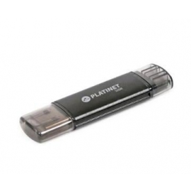 Muisti Platinet 32GB OTG USB 2.0 + microUSB (musta)