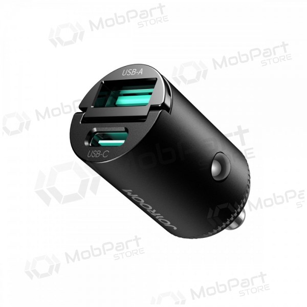 Autolaturi Joyroom JR-CCN18 65 W USB-C + USB-A musta