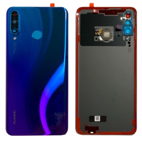 Huawei P30 Lite / P30 Lite New Edition 2020 48MP takaakkukansi (Peacock Blue) (käytetty grade B, alkuperäinen)