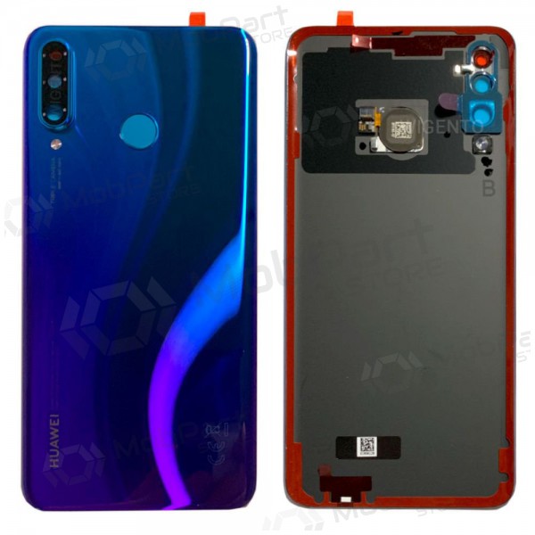 Huawei P30 Lite / P30 Lite New Edition 2020 48MP takaakkukansi (Peacock Blue) (käytetty grade B, alkuperäinen)