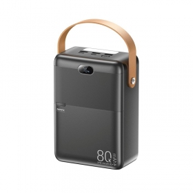 Ulkoinen paristo Power Bank Remax RPP-118 22.5W 80000mAh musta