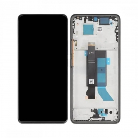 Ekranas Xiaomi Redmi Note 14 Pro 5G su lietimui jautriu stikliuku ja rėmeliu Midnight Black alkuperäinen (service pack)