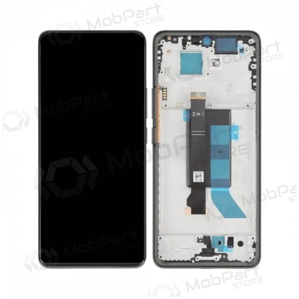 Ekranas Xiaomi Redmi Note 14 Pro 5G su lietimui jautriu stikliuku ja rėmeliu Midnight Black alkuperäinen (service pack) Ekranas Xiaomi Redmi Note 14 Pro 5G su lietimui jautriu stikliuku ja rėmeliu Midnight Black alkuperäinen (service pack)