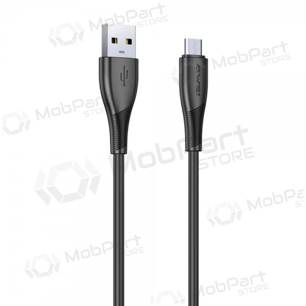 Micro-USB-kaapeli Awei CL-182M USB-A–Micro-USB 1 m musta