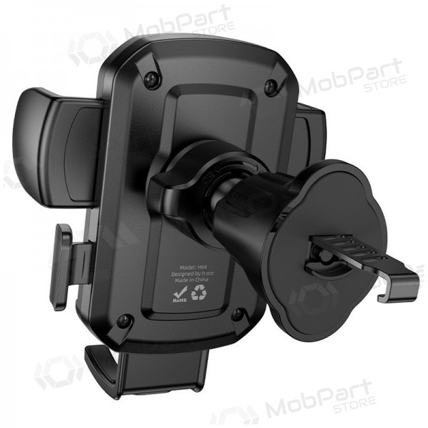 Auton matkapuhelinpidike Hoco H64 (air vent) musta