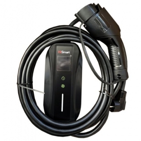 Sähköauton kannettava laturi Tyyppi 1 - Schuko (220V), 6-16A, 3.5kW, 1-vaihe, 5m