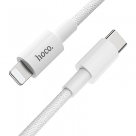 Lightning-kaapeli Hoco X56 USB-C–Lightning 1 m PD valkoinen