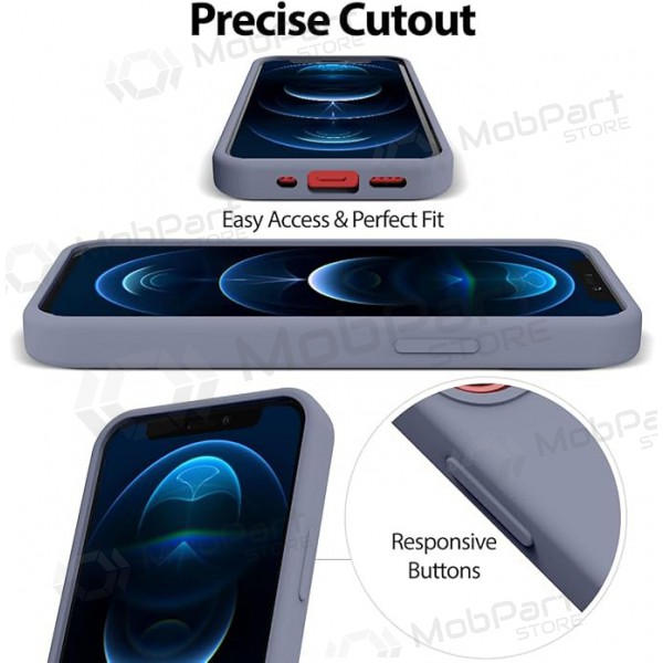Apple iPhone 11 Pro Max kotelo Mercury - Silicone Case (laventelinharmaa)
