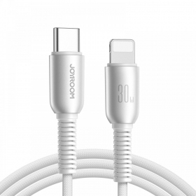 USB kaapeli Joyroom S-A51 USB-C to Lightning 30W 1.2m harmaa