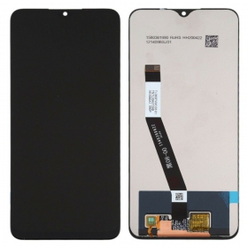 Xiaomi Redmi 9 näyttö (musta) - Premium