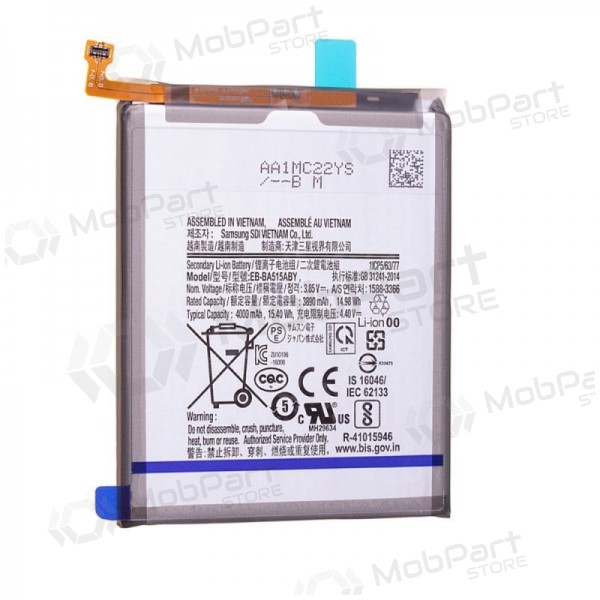 Samsung Galaxy A51 paristo, akumuliatorius (EB-BA515ABY) Samsung Galaxy A51 paristo, akumuliatorius (EB-BA515ABY)