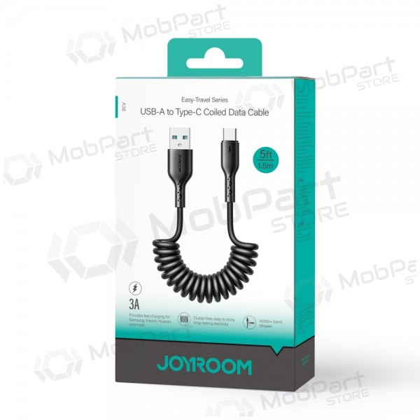 USB kaapeli Joyroom SA38-AC3 USB to USB-C 3A 1.5m musta