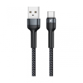 USB kaapeli Remax RC-124a USB-A to USB-C 1.0m musta
