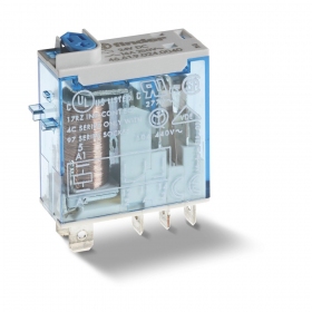 Rele 1 ryhmä 46-sarjan Finder 466182300054 - (230V AC, 16A/250VAC, TEST mygtukas, LED indikacija)