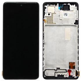 Xiaomi Redmi Note 10 Pro 4G 2021 näyttö (musta) (kehyksellä) (OLED)