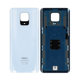 Xiaomi Redmi Note 9S / Note 9 Pro takaakkukansi valkoinen (Glacier White)