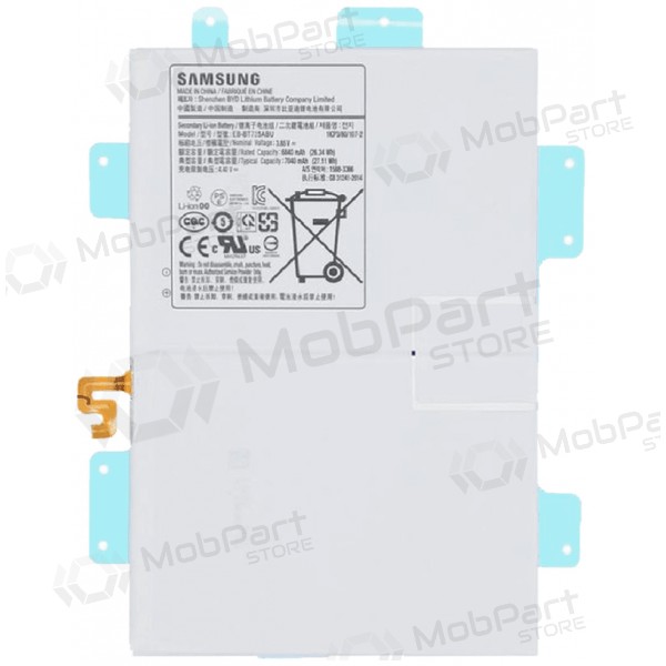 Akumuliatorius alkuperäinen Samsung P610/P613/P615/P619/T720/T725/T860/T865 Tab S6/S6 Lite EB-BT725ABU 7040mAh (service pack)