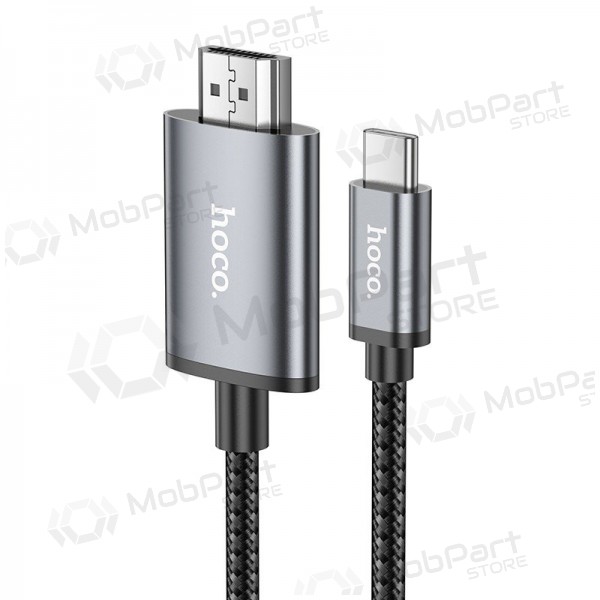 Sovitin Hoco UA27 USB-C to HDMI harmaa