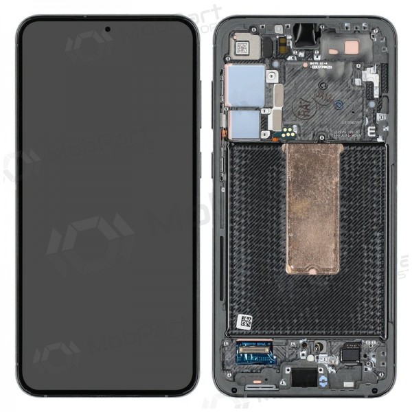 Ekranas Samsung S916 S23+ 5G su lietimui jautriu stikliuku ja rėmeliu Green alkuperäinen (service pack)