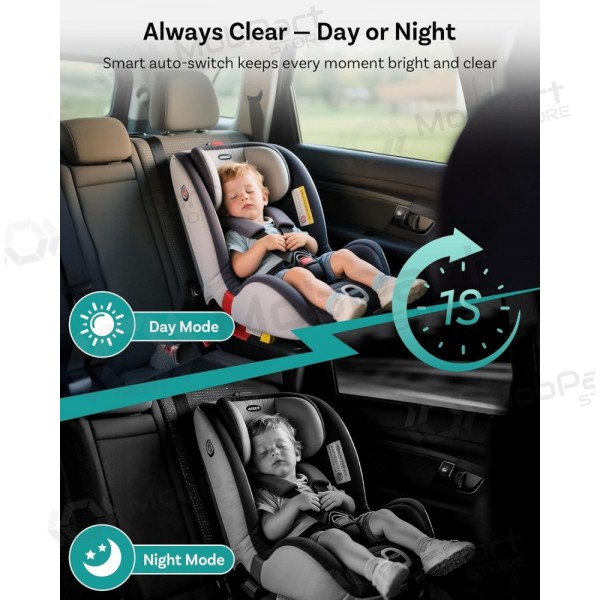 Langaton CarPlay-adapteri Ottocast Cabin Care CA520-T lastenhoitotoiminnolla, musta