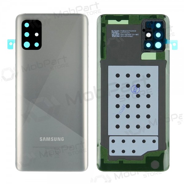 Samsung A515 Galaxy A51 2020 takaakkukansi hopea (Haze Crush Silver) (service pack) (alkuperäinen)