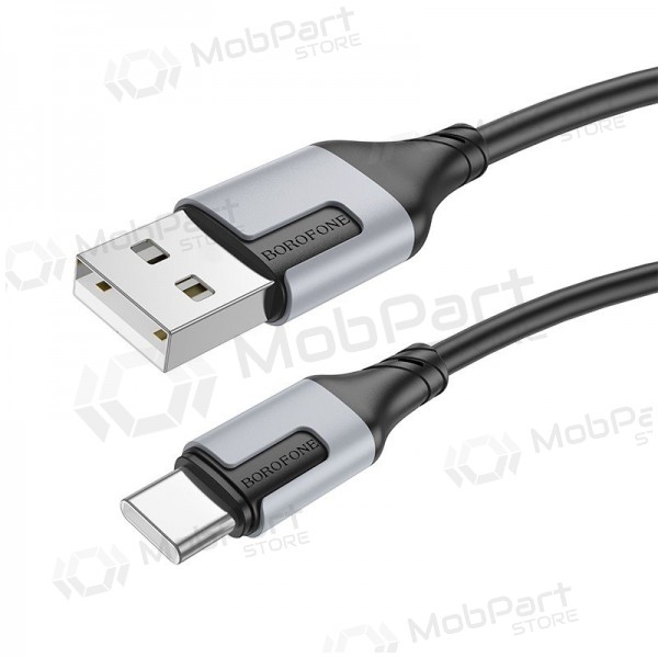 USB kaapeli Borofone BX101 USB-A to USB-C 1.0m musta