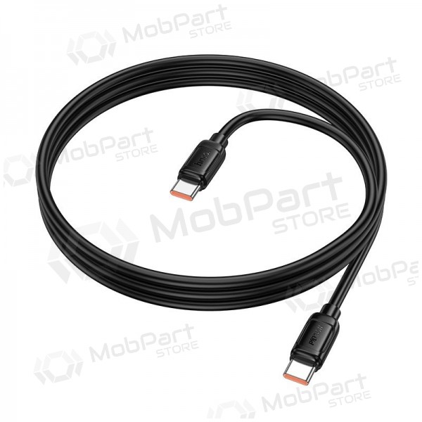 USB-C-kaapeli Hoco X115 USB-C–USB-C 1 m 240 W musta