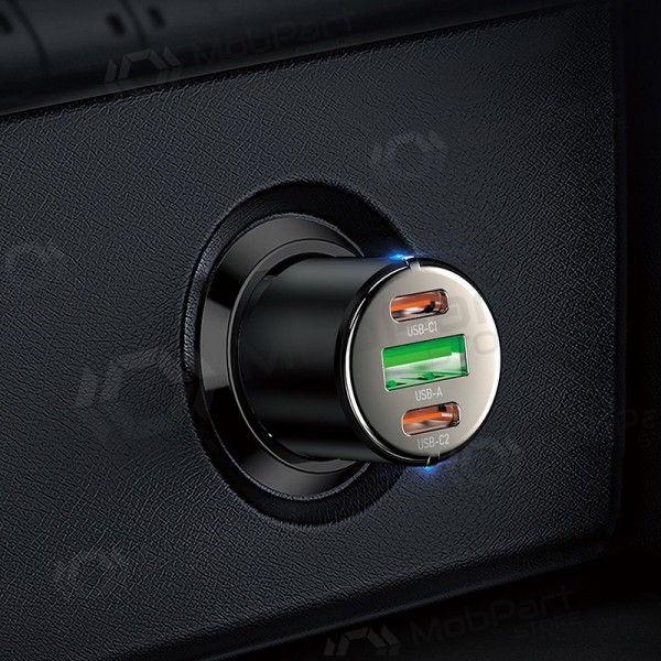Autolaturi Hoco NZ6 45 W PD 2x USB-C + USB-A musta