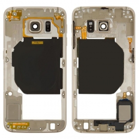 Samsung G920F Galaxy S6 sisärunko (kultainen) (käytetty Grade B, alkuperäinen)