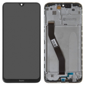 Xiaomi Redmi 8 / 8A näyttö (musta) (kehyksellä) (service pack) (alkuperäinen)