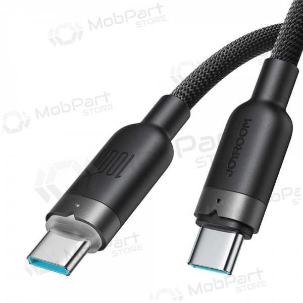 USB-C-kaapeli Joyroom S-A63 USB-C–USB-C 1,2 m 100 W musta