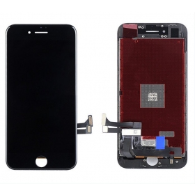 Apple iPhone 8 / SE 2020 / SE 2022 näyttö (musta) (Premium)