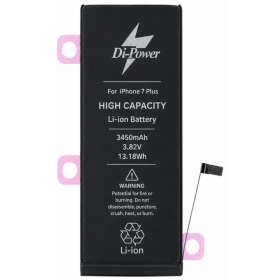 Apple iPhone 7 Plus akku, Di-Power 3450 mAh (suurempi kapasiteetti)