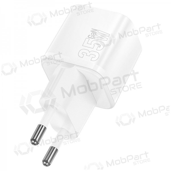 Puhelimen laturi Hoco N66 35 W GaN USB-C valkoinen