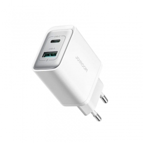 Laturi Joyroom JR-TCF15 USB-C/USB-A 30W valkoinen