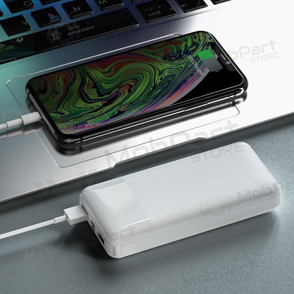Ulkoinen paristo Power Bank Hoco J72A 20000mAh valkoinen