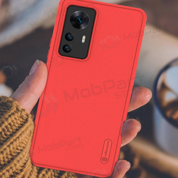Xiaomi Redmi Note 12 5G / Poco X5 suojakuori „Nillkin Frosted Shield“ (punainen) Xiaomi Redmi Note 12 5G / Poco X5 suojakuori „Nillkin Frosted Shield“ (punainen)