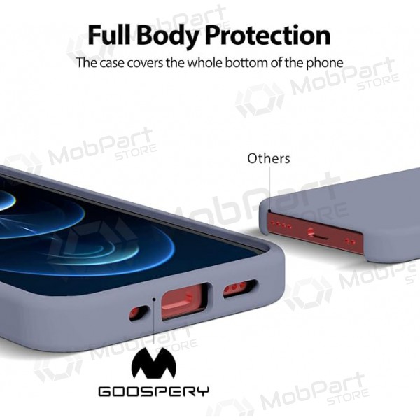 Apple iPhone 11 Pro Max kotelo Mercury - Silicone Case (laventelinharmaa)