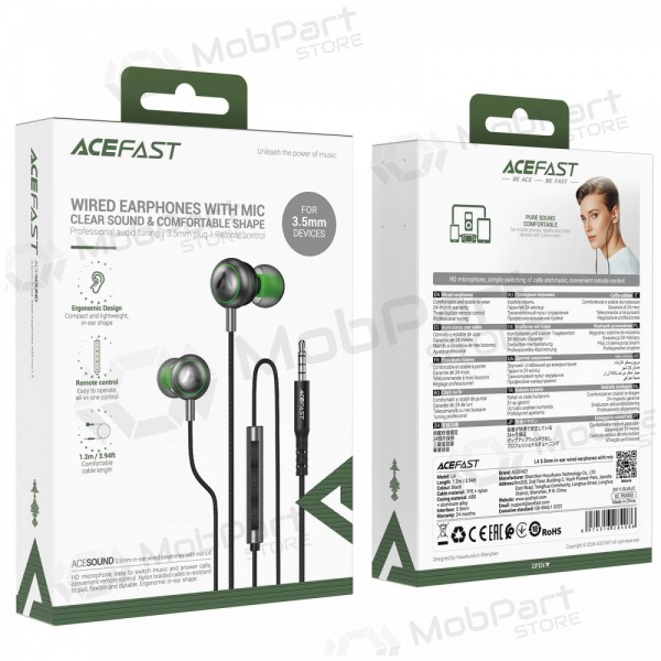 Kuulokkeet Acefast L4 3.5mm Kuulokkeet Acefast L4 3.5mm