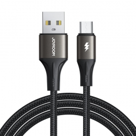 USB kaapeli Joyroom SA25-AM3 USB to MicroUSB 3A 1.2m musta