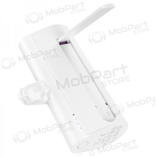 Ulkoinen paristo Power Bank Borofone BJ35 Lightning 5000mAh valkoinen