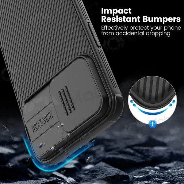 Apple iPhone 15 Pro Max suojakuori „Nillkin CamShield Pro“ (musta)