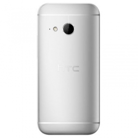 HTC One Mini 2 (M8 mini) takaakkukansi (hopea) (käytetty grade A, alkuperäinen)