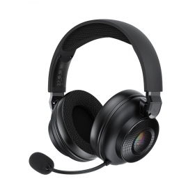 Langattomat Acefast H15 Gaming -kuulokkeet mikrofonilla, USB-C, musta