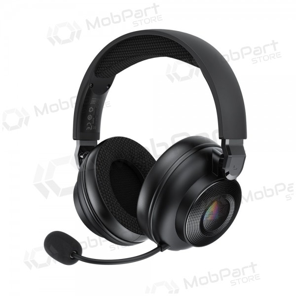 Langattomat Acefast H15 Gaming -kuulokkeet mikrofonilla, USB-C, musta